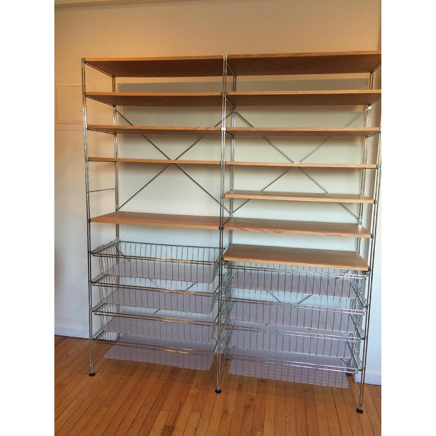 Crate & Barrel Storage Shelves - image-1
