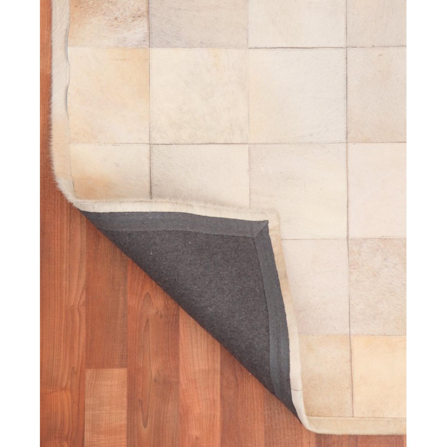Alberta Cowhide Patchwork Rug - image-3