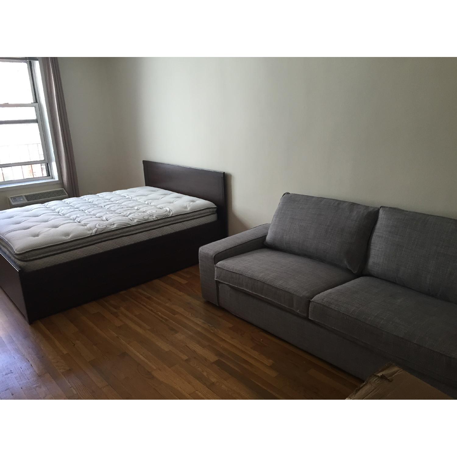 Ikea Brusali Bed Frame w/ 4 Storage Boxes - image-5