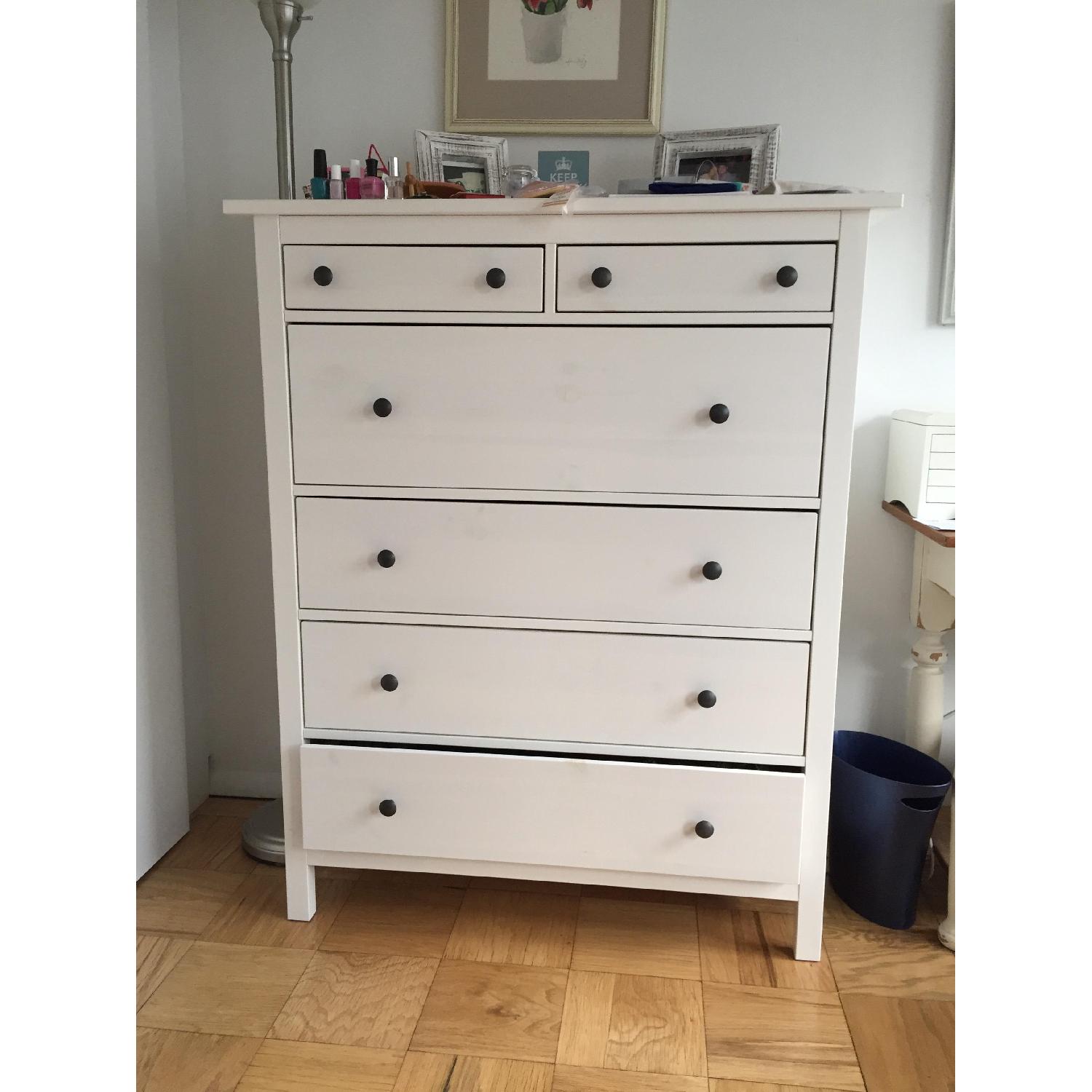Ikea Hemnes 6-Drawer White Dresser - image-2