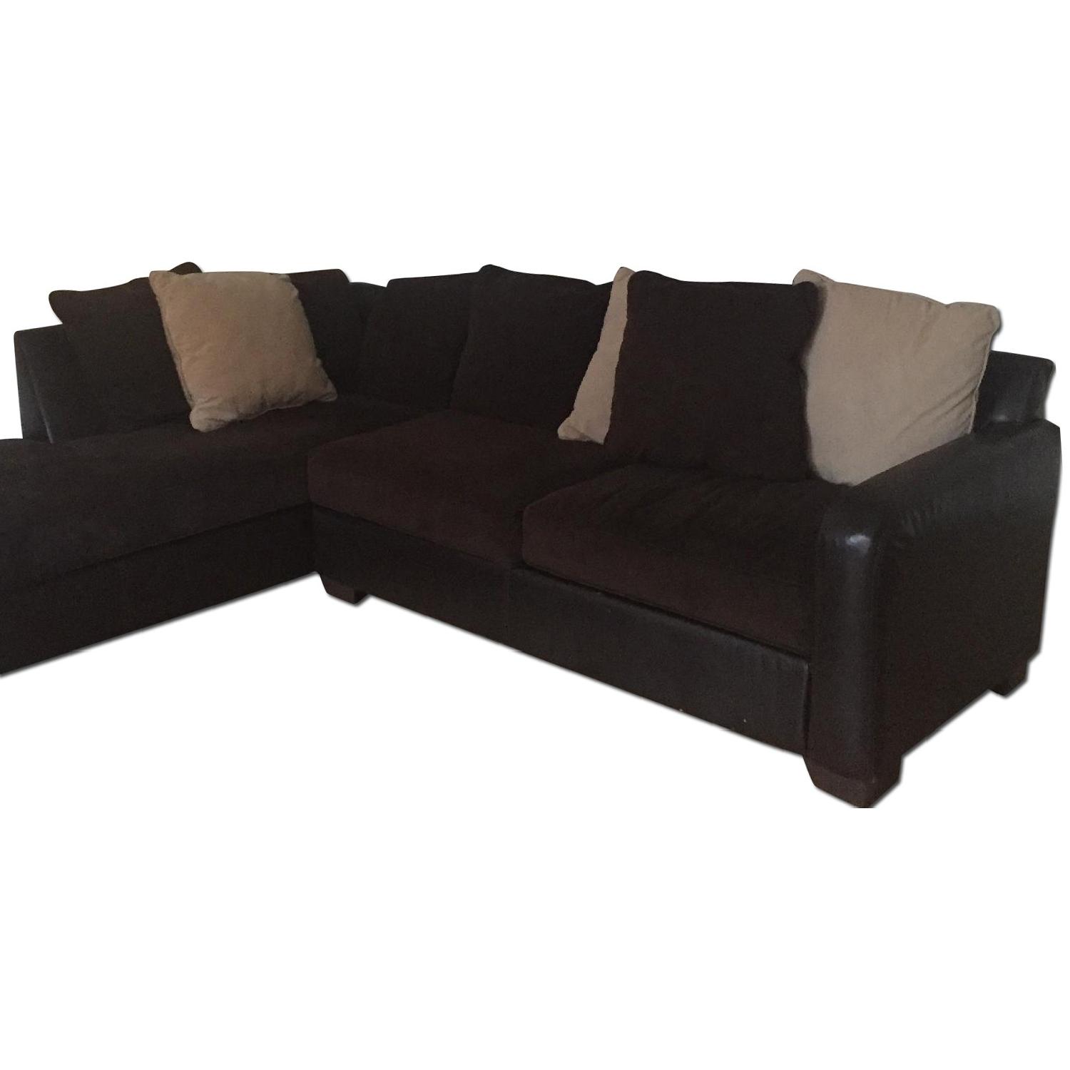 Ashley's Chocolate Sectional - image-0