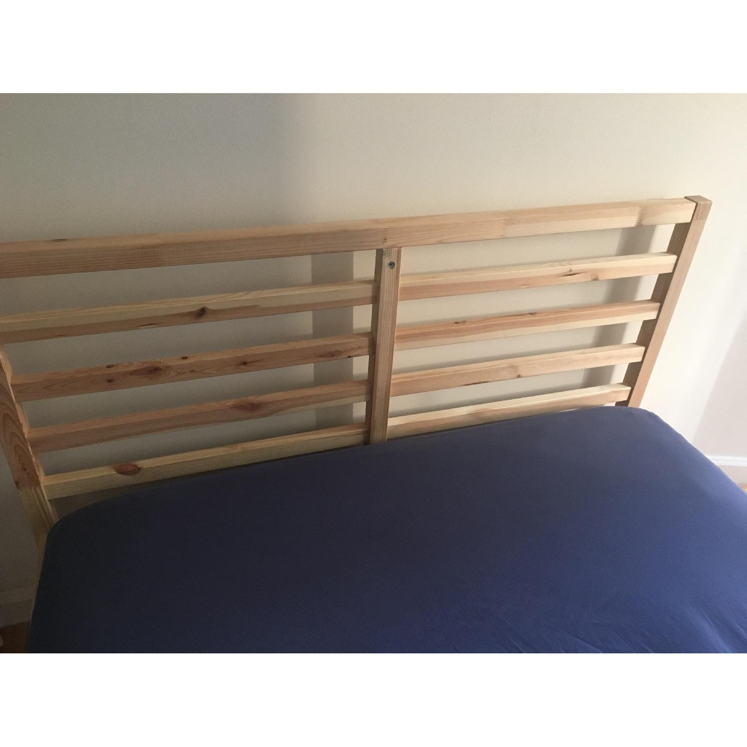 Ikea Pine Tarva Full Size Bed Frame AptDeco