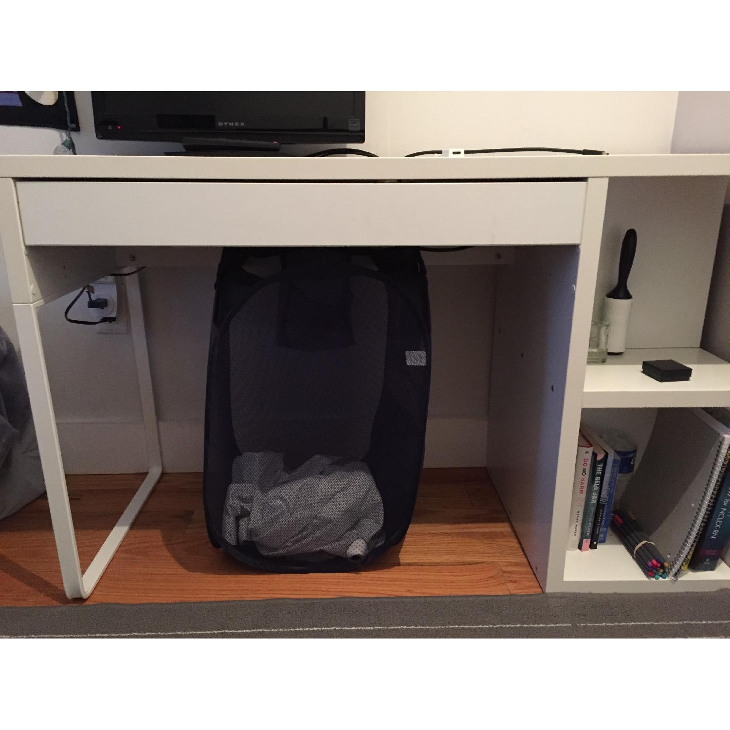 Ikea White Desk w/ Shelves - image-4