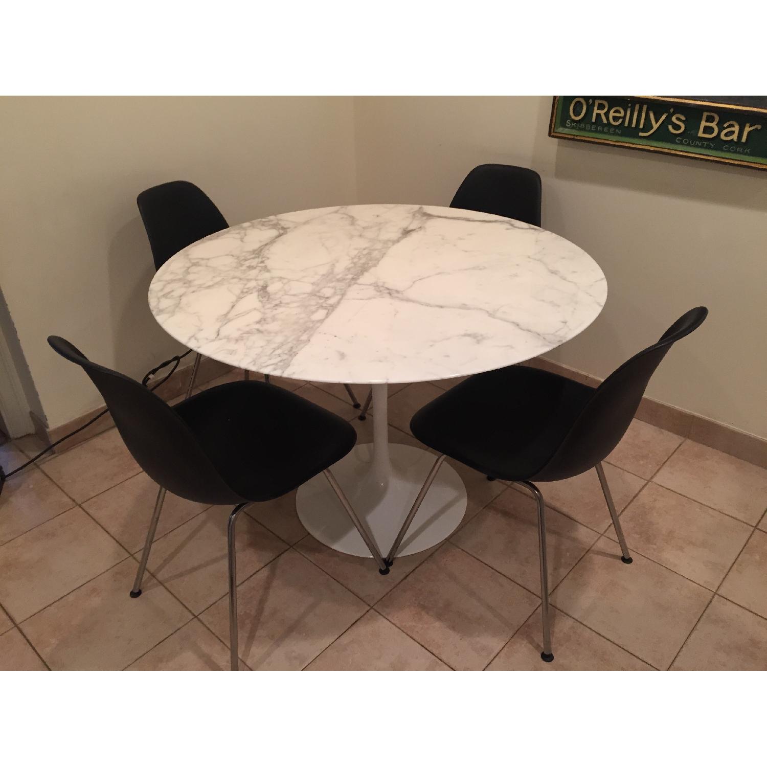 Eames Herman Miller Black Plastic Molded Chairs - image-7