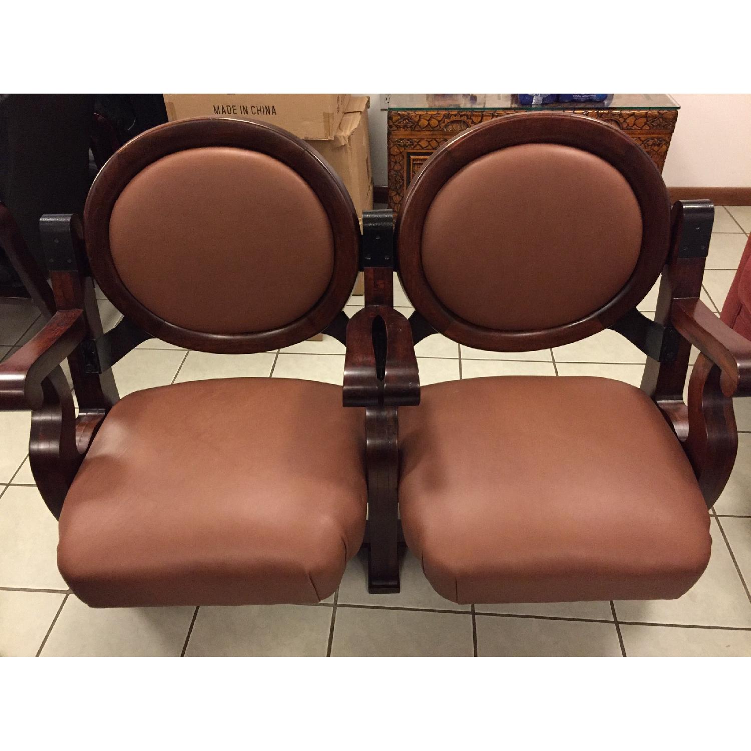 Vintage Double Theater Seat - image-1