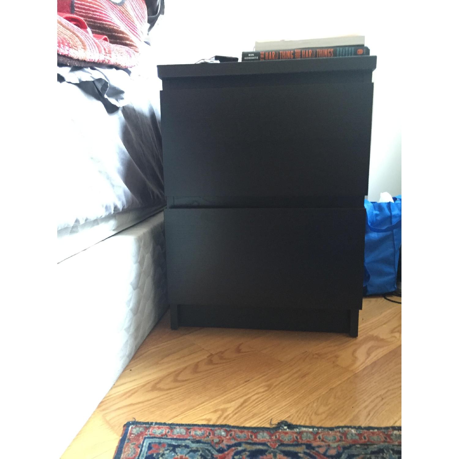 Ikea Malm 2 Drawer Night Stand - image-1