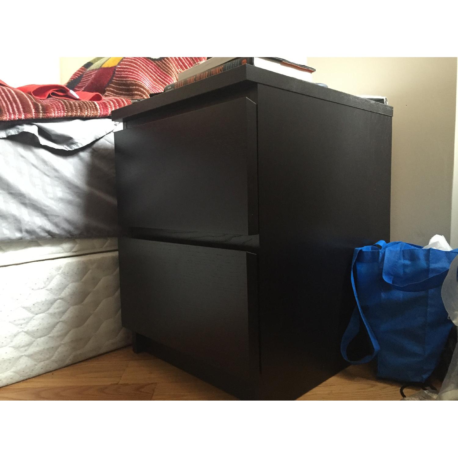 Ikea Malm 2 Drawer Night Stand - image-2