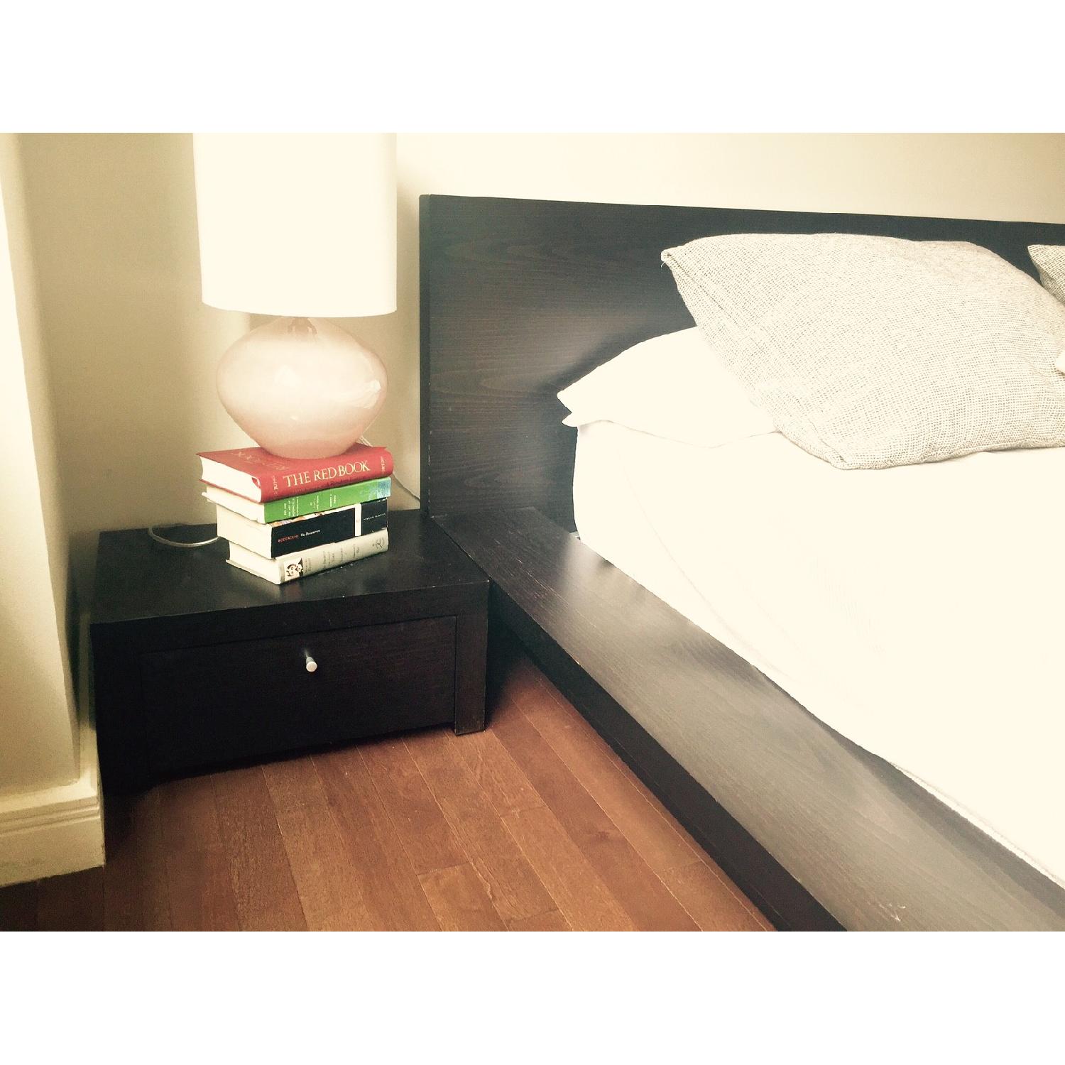 The Door Store Queen Size Bed Frame + 2 Matching Nightstands - image-4