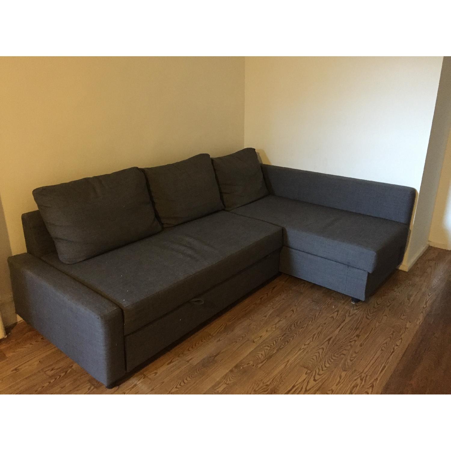 Ikea Friheten Sofa Bed w/ Chaise - image-1
