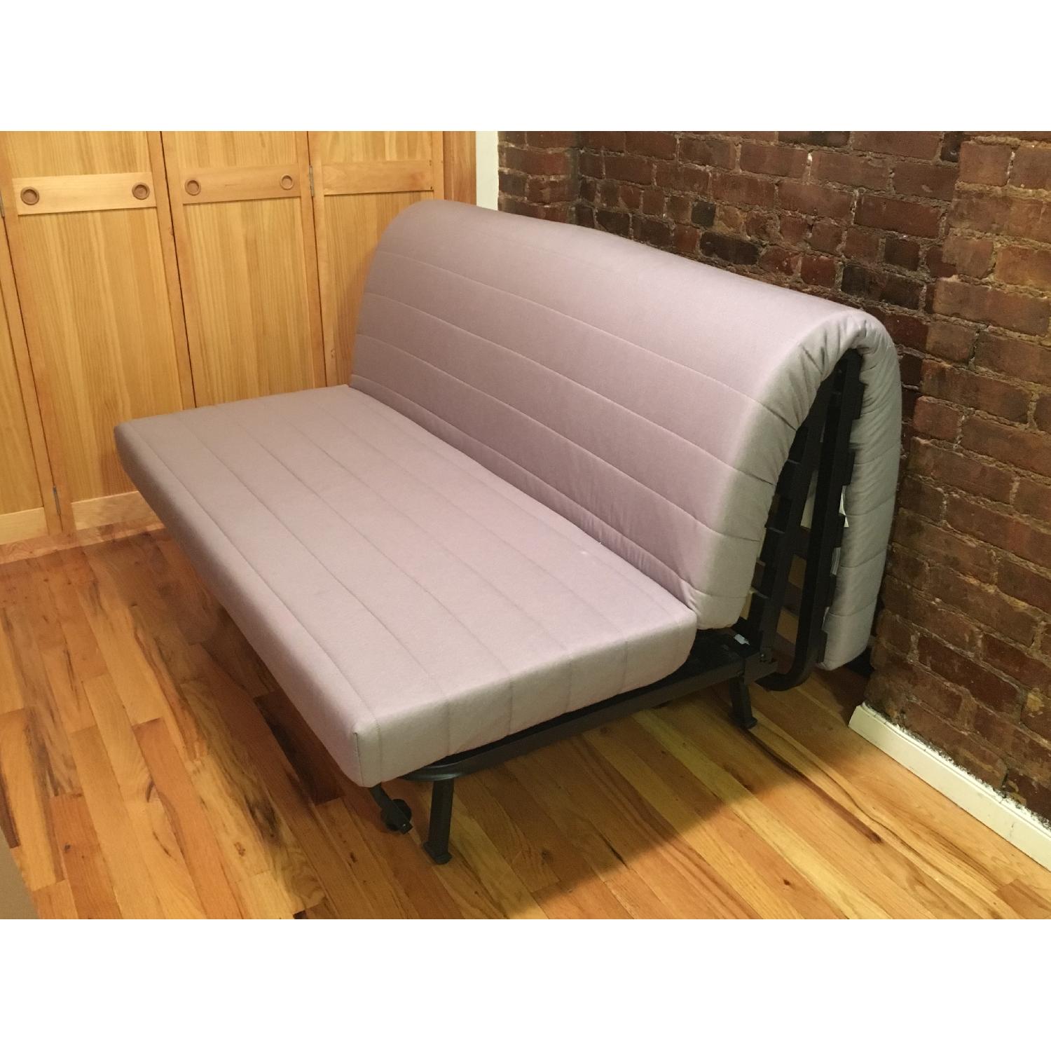 Ikea Lycksele Lovas Grey Sofa Bed - image-1