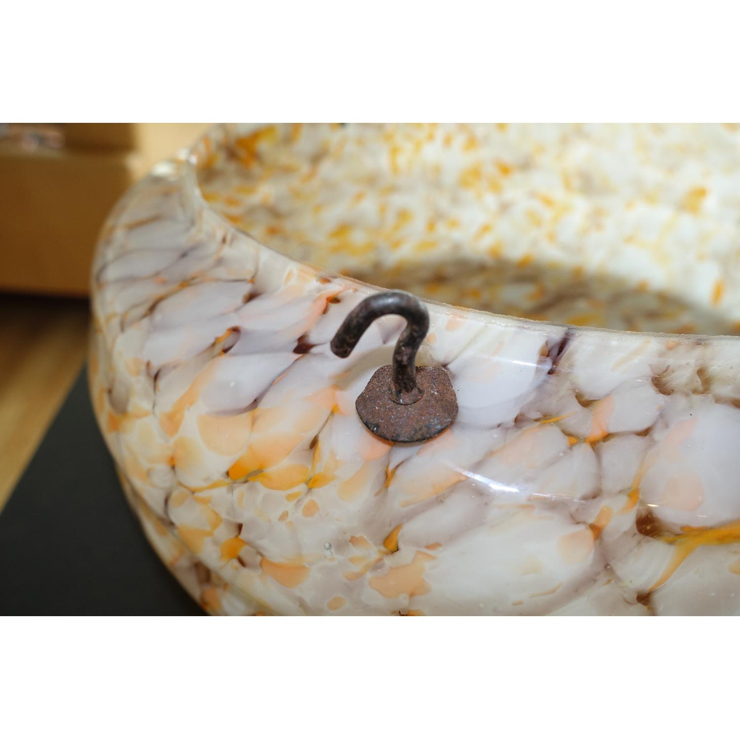 1930's Art Deco Ceiling Light Pendant Shade - image-4