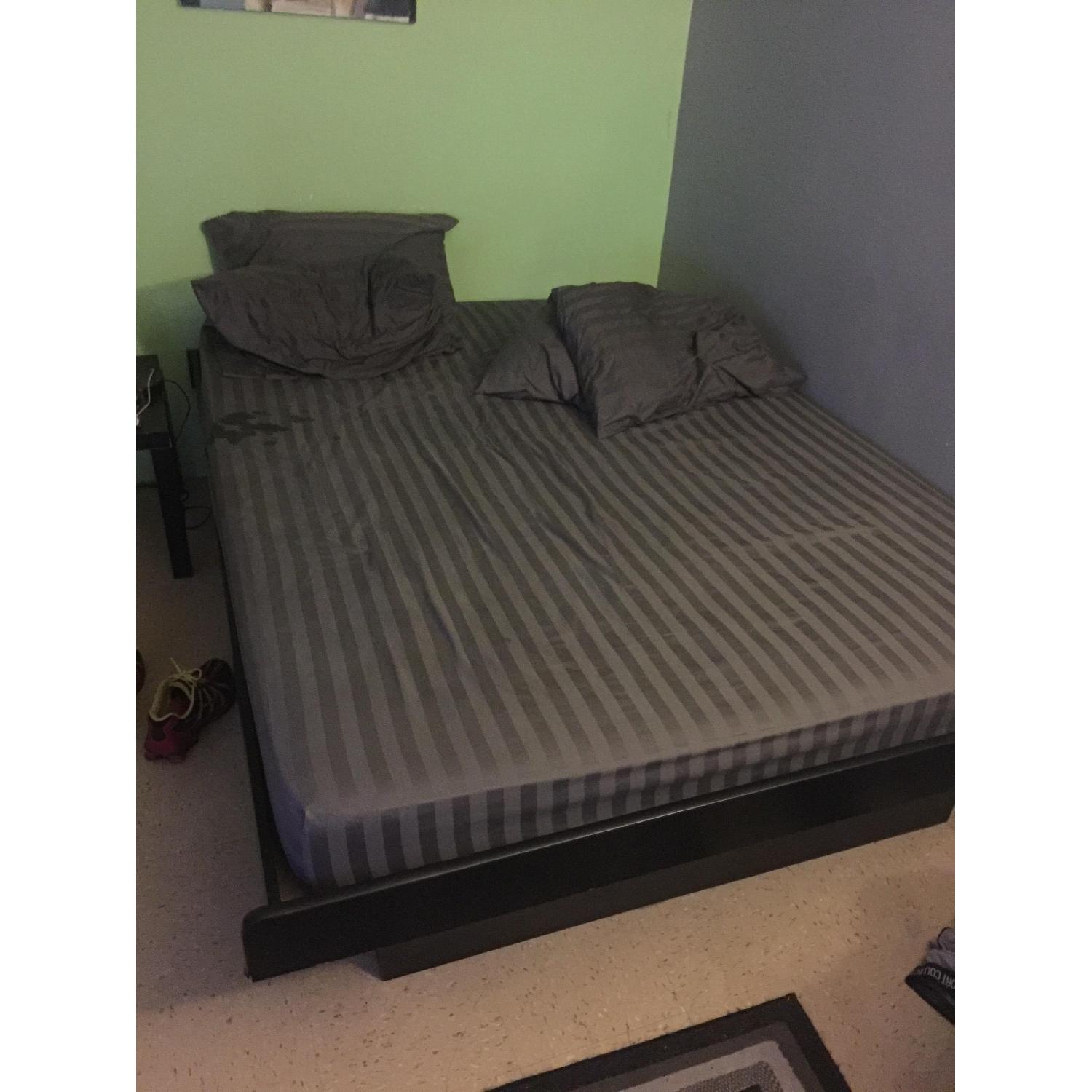 Queen Size Platform Bed Frame - image-1