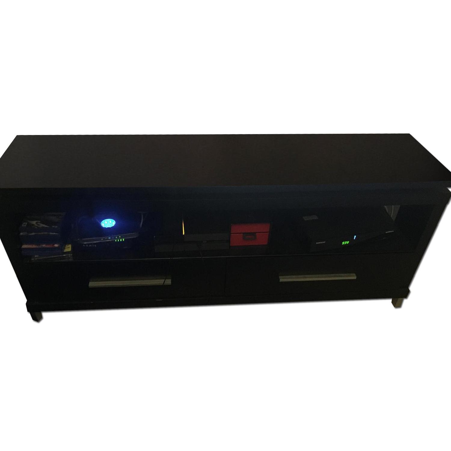 Black Modern TV Stand - image-0