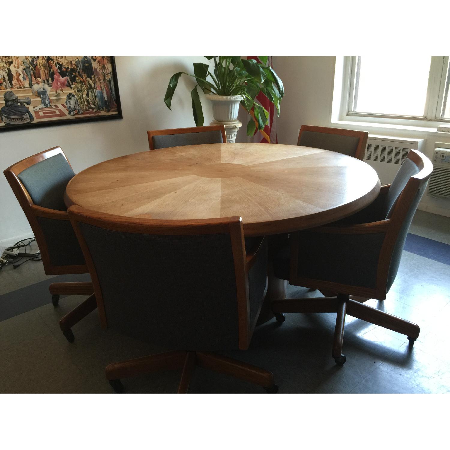 Conference Table w/ 5 Chairs - image-1