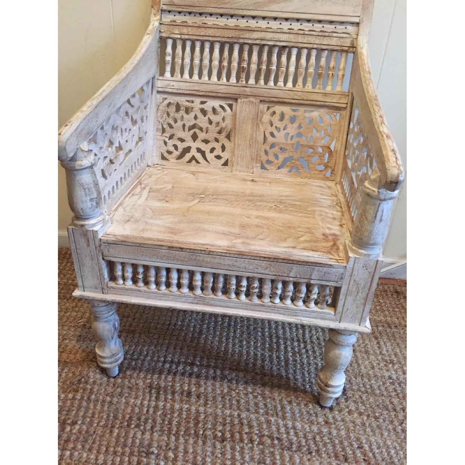Home Depot Rajasthan Hand-Carved Chair - image-2