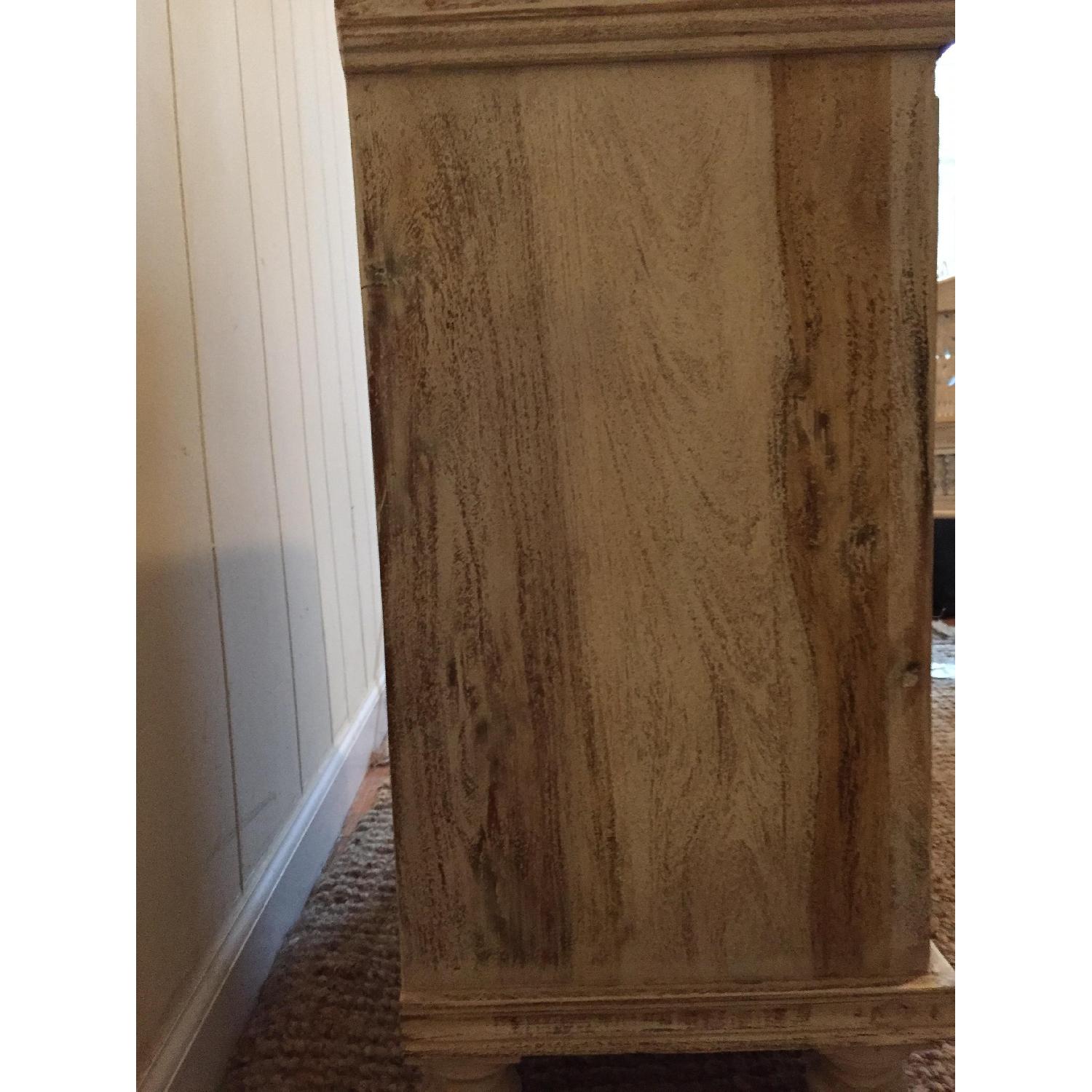 Home Depot White Washed Side Table - image-2