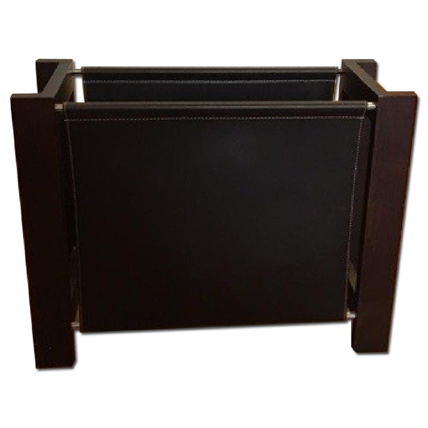 Crate & Barrel Magazine Rack - image-0