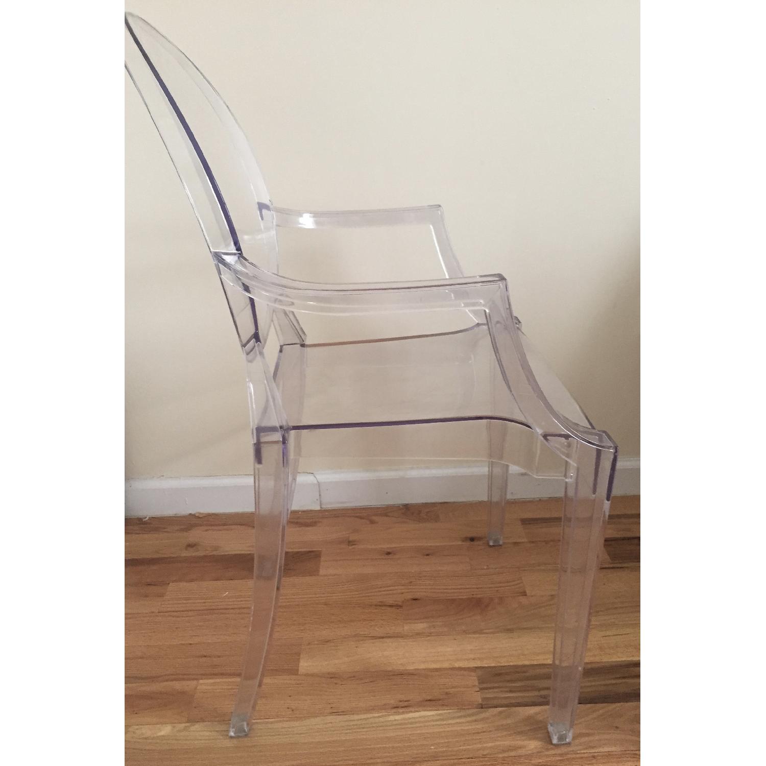 Replica Louis Ghost Dining Armchair - image-3