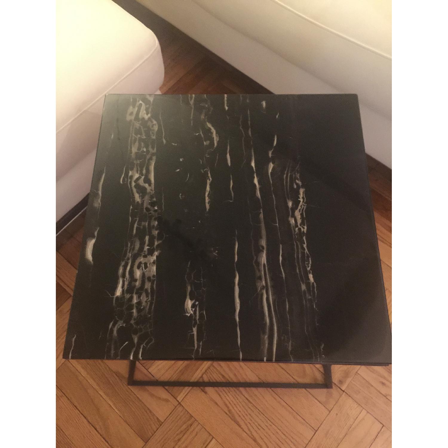 Joss & Main Modern Prism Black Marble Tables - image-2