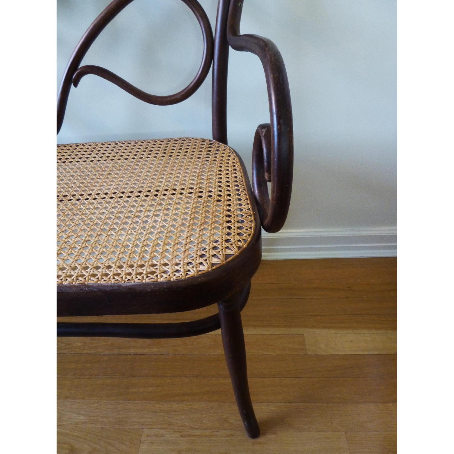 Bentwood Loveseat w/ Cane Seat - image-4