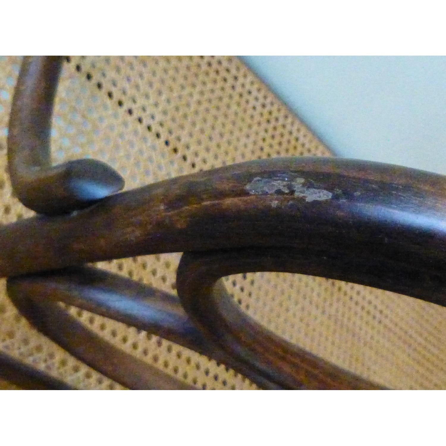 Bentwood Loveseat w/ Cane Seat - image-11