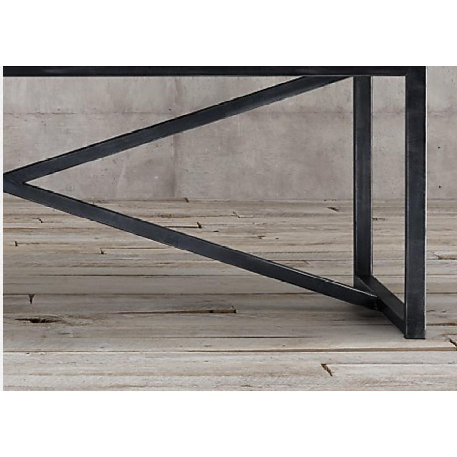Restoration Hardware Wood Dining Table - image-7