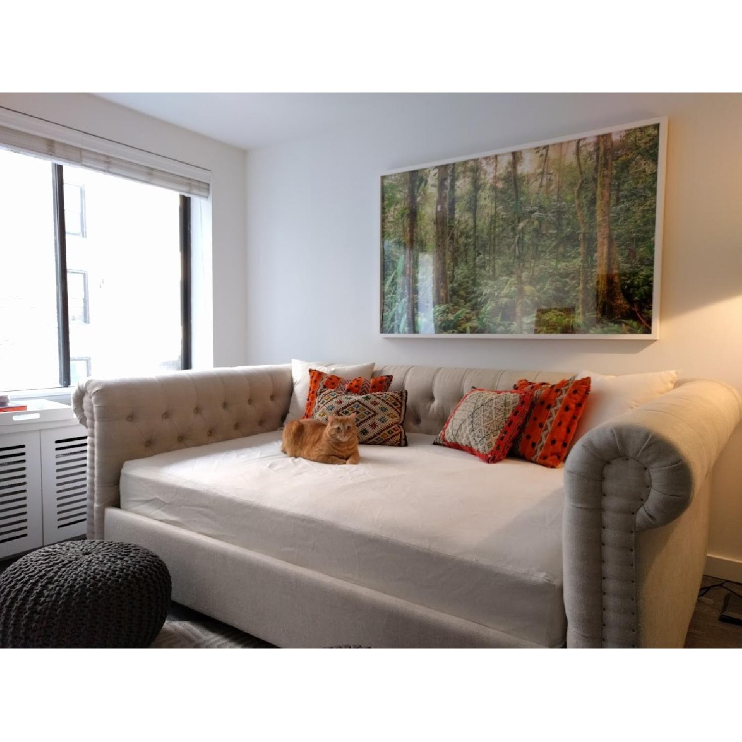 Restoration Hardware Full Size Chesterfield Daybed AptDeco