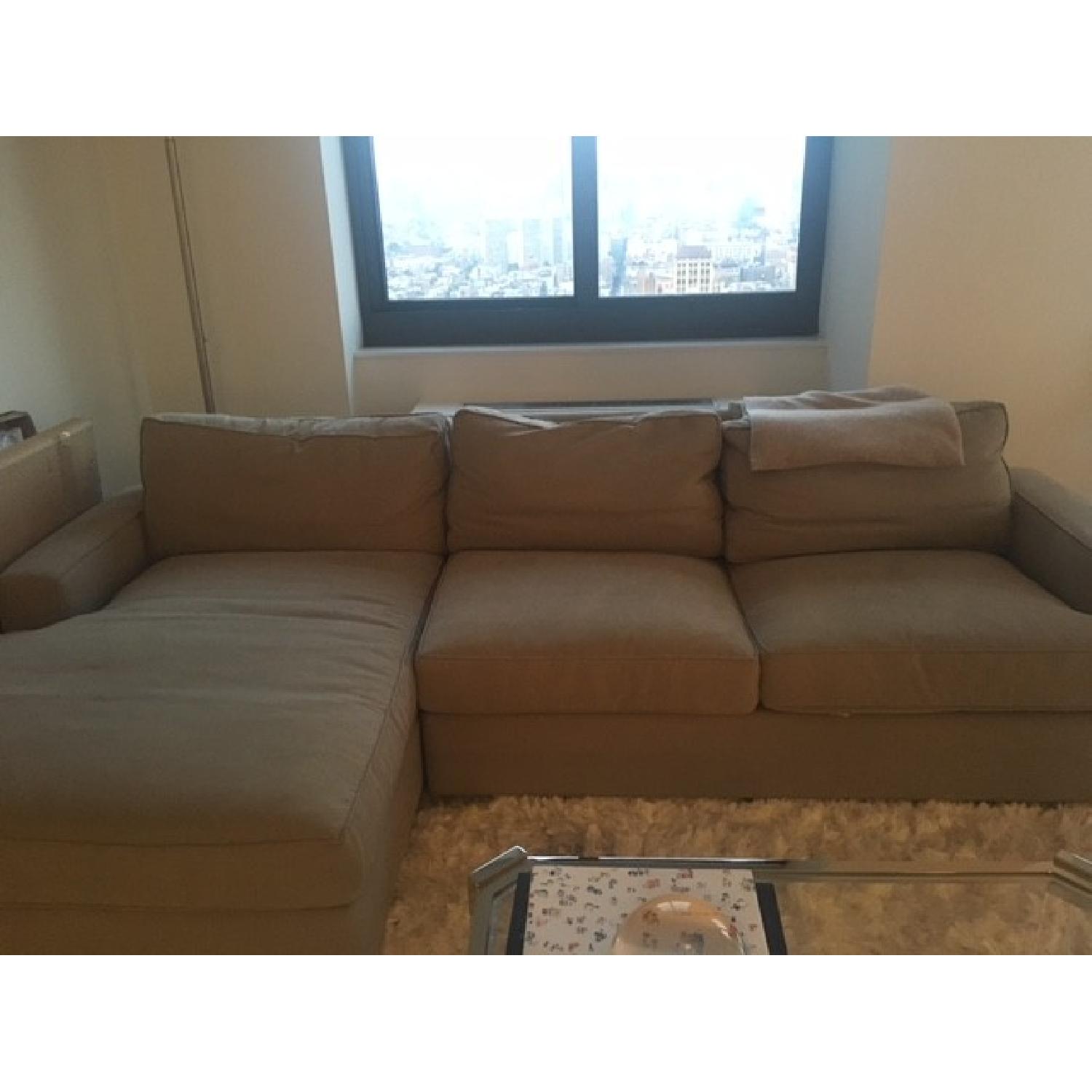 Room & Board Sectional w/ Chaise - image-1