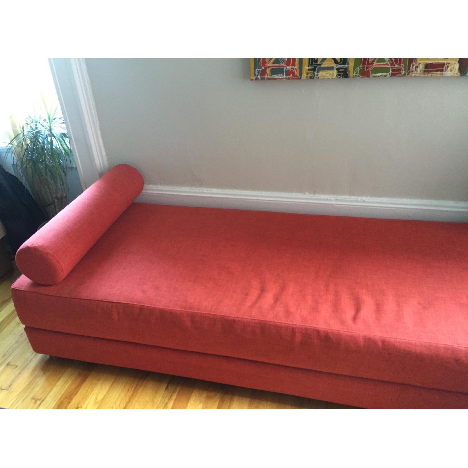 CB2 Orange Lubi Daybed - image-2