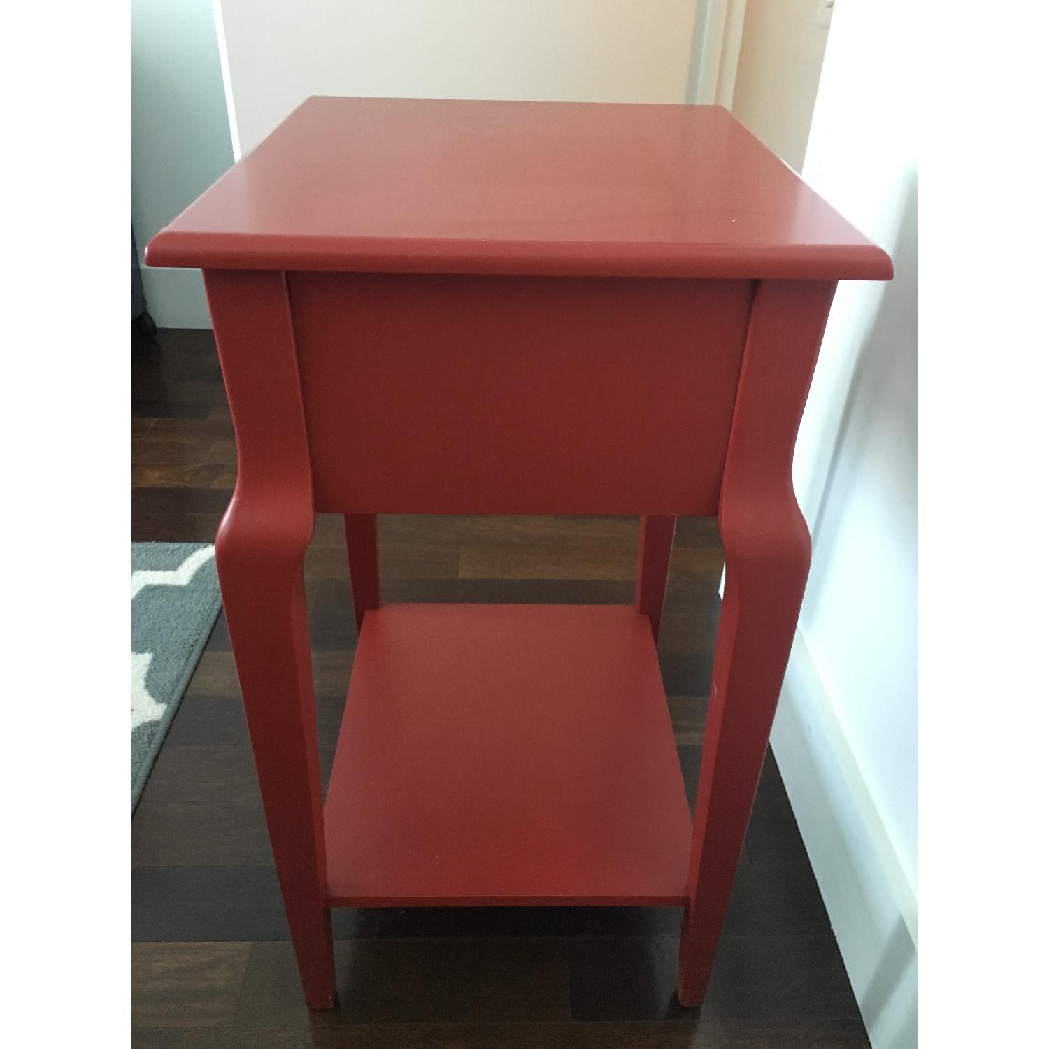 InspireQ Daniella 1 Drawer Wood Storage Accent End Table - image-2