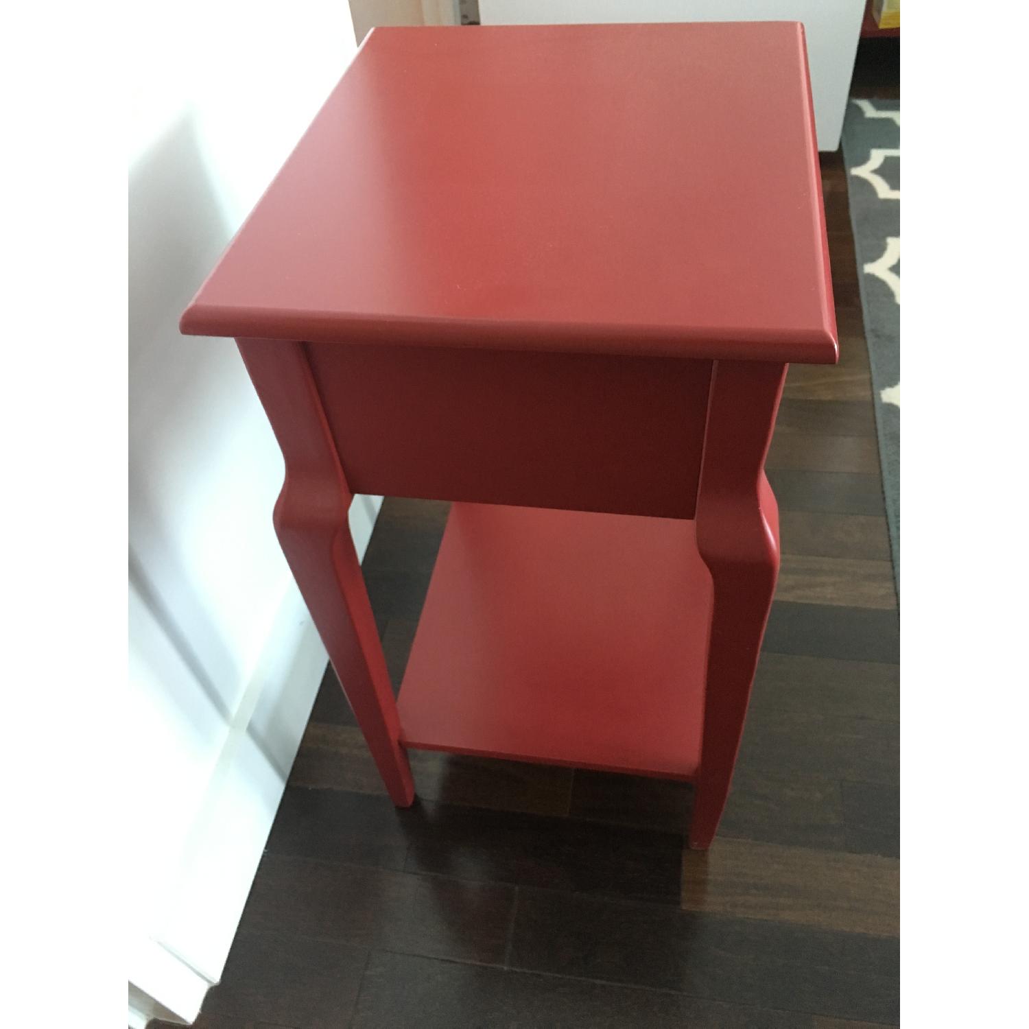 InspireQ Daniella 1 Drawer Wood Storage Accent End Table - image-3