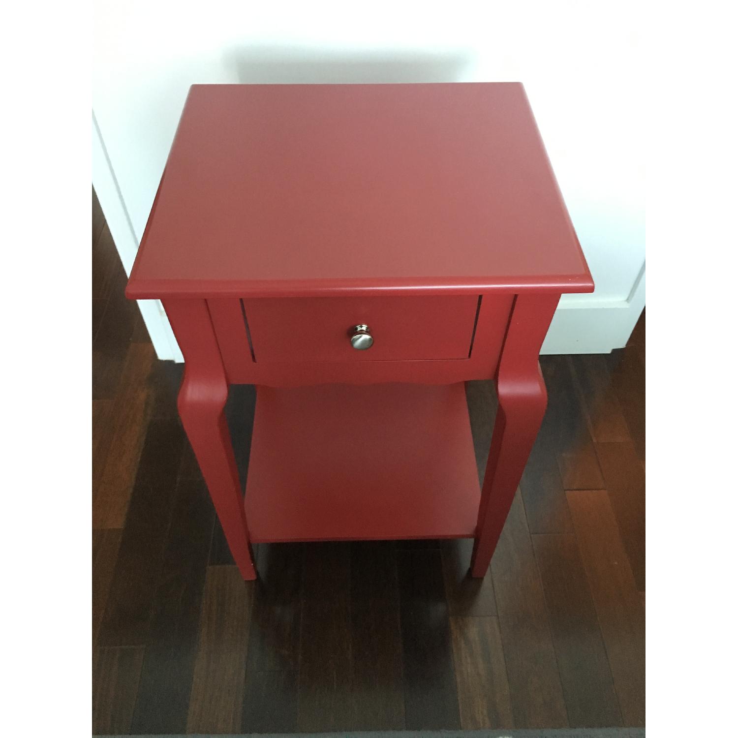 InspireQ Daniella 1 Drawer Wood Storage Accent End Table - image-4