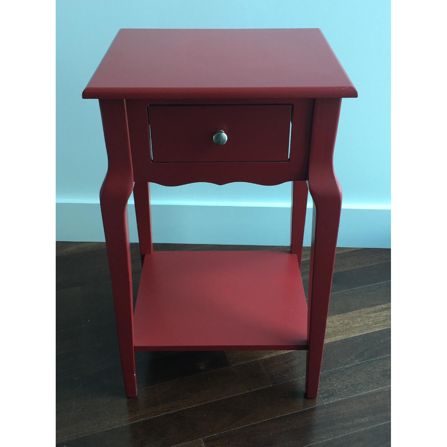InspireQ Daniella 1 Drawer Wood Storage Accent End Table - image-5