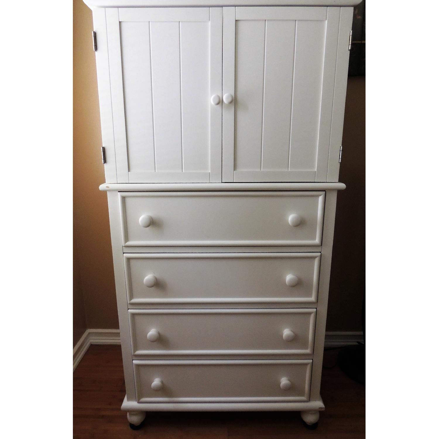 Pottery BarnThomas White Armoire - image-1