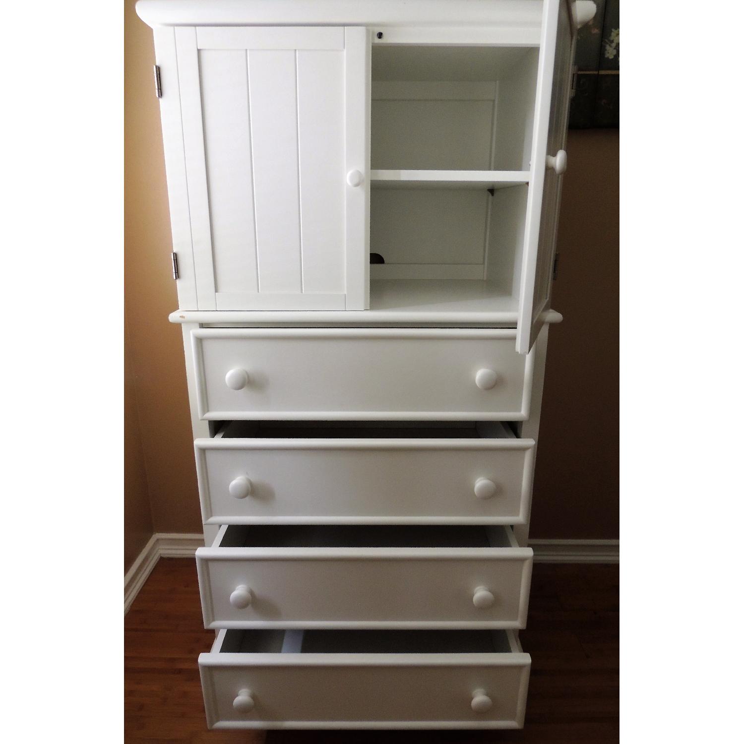 Pottery BarnThomas White Armoire - image-2