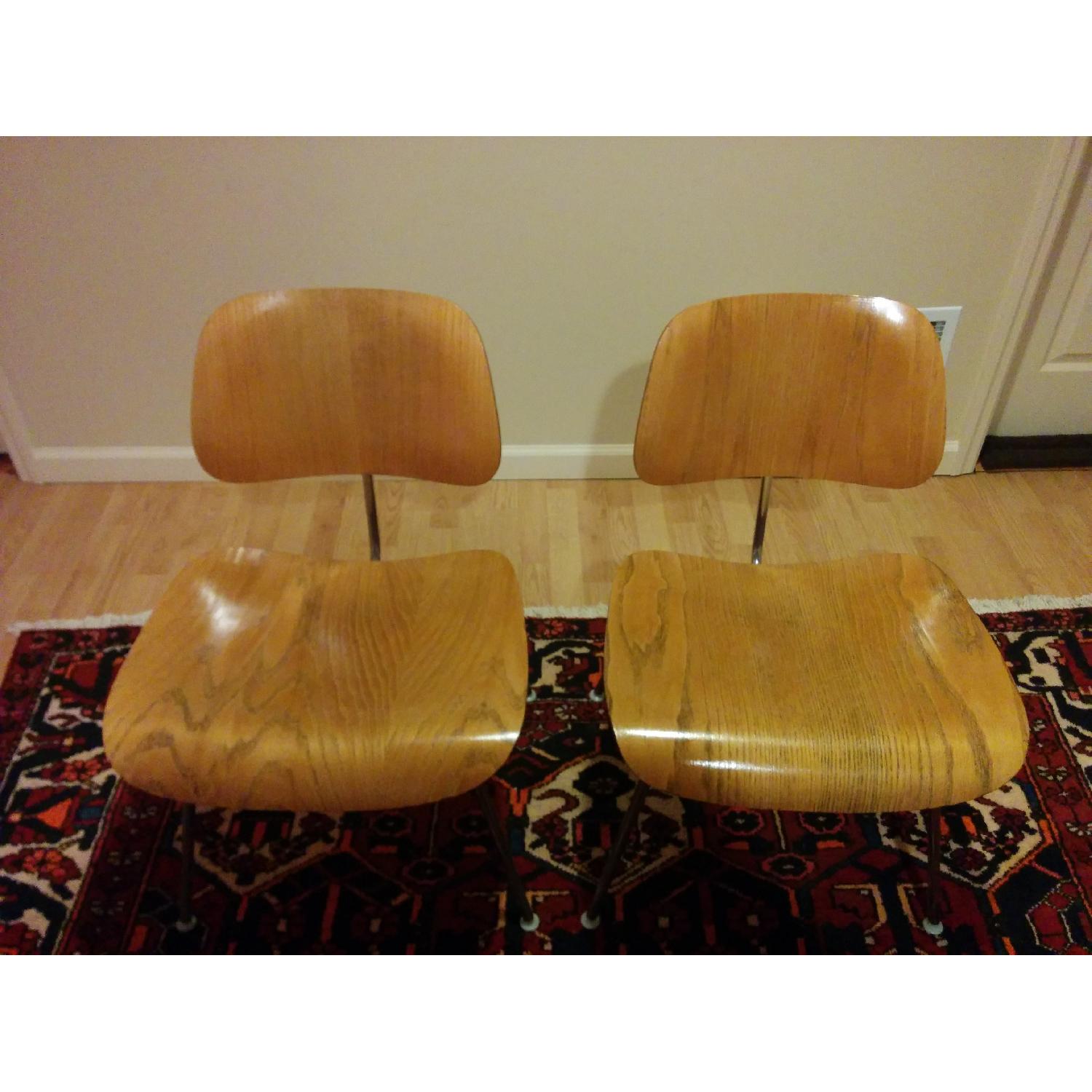 Vintage 1960 Evans Herman Miller Eames Plywood Dining Chair DCM - image-1