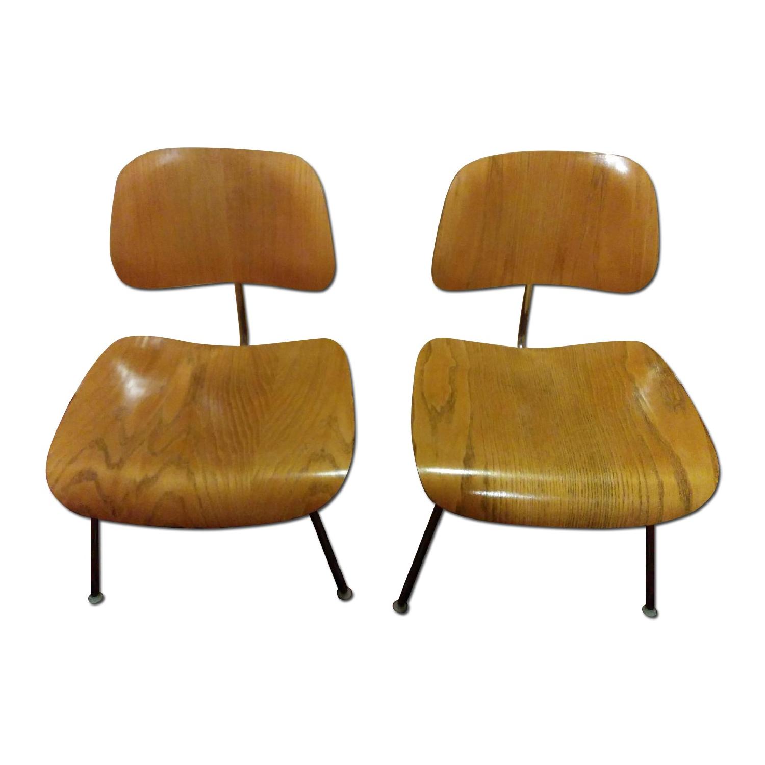 Vintage 1960 Evans Herman Miller Eames Plywood Dining Chair DCM - image-0