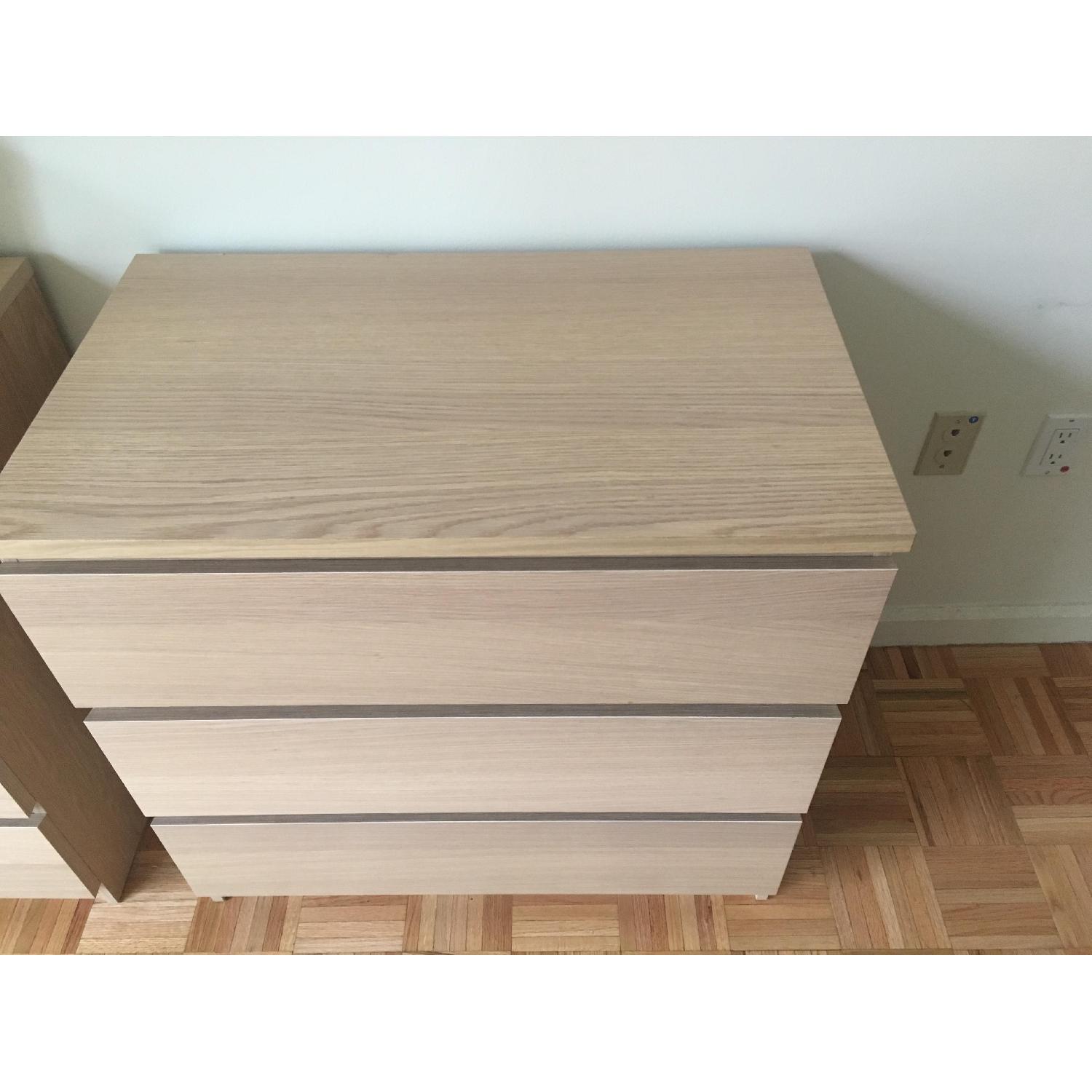 Ikea Malm 3 Drawer Chest in Birch Veneer - image-3