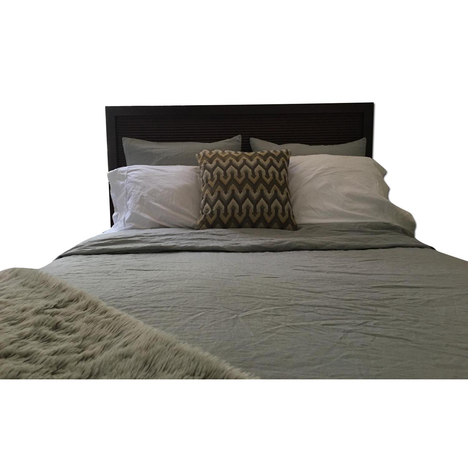 Crate & Barrel Full-Size Bed + Matching Dresser - image-0