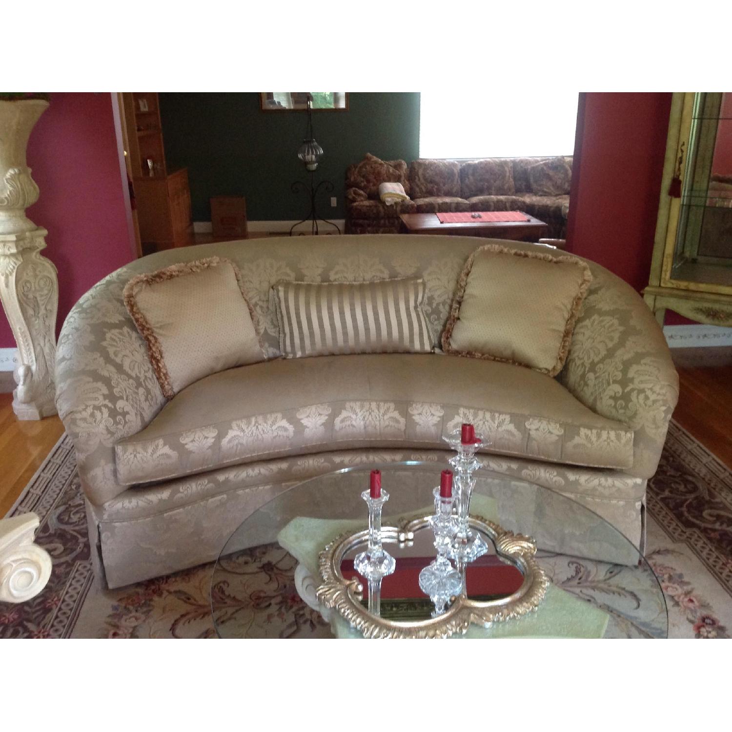 Drexel Heritage Damask Sofa - image-1