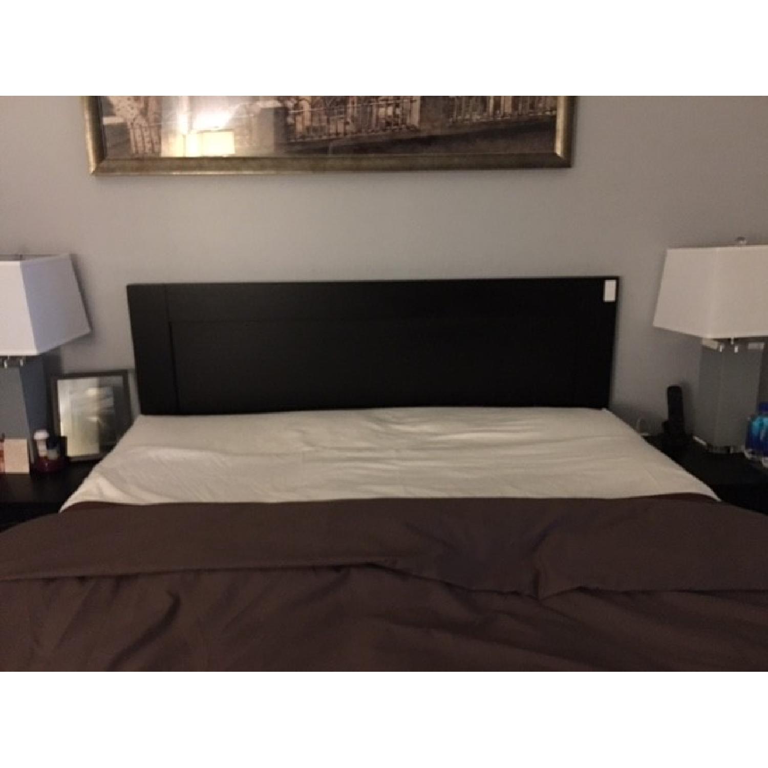 BoConcept Black Wood Queen Bed Frame - image-1