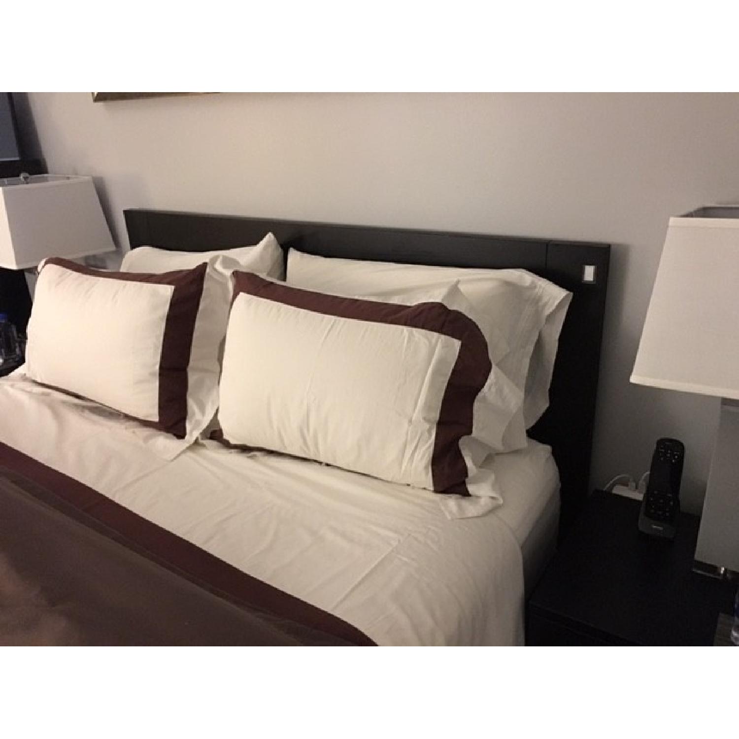 BoConcept Black Wood Queen Bed Frame - image-4