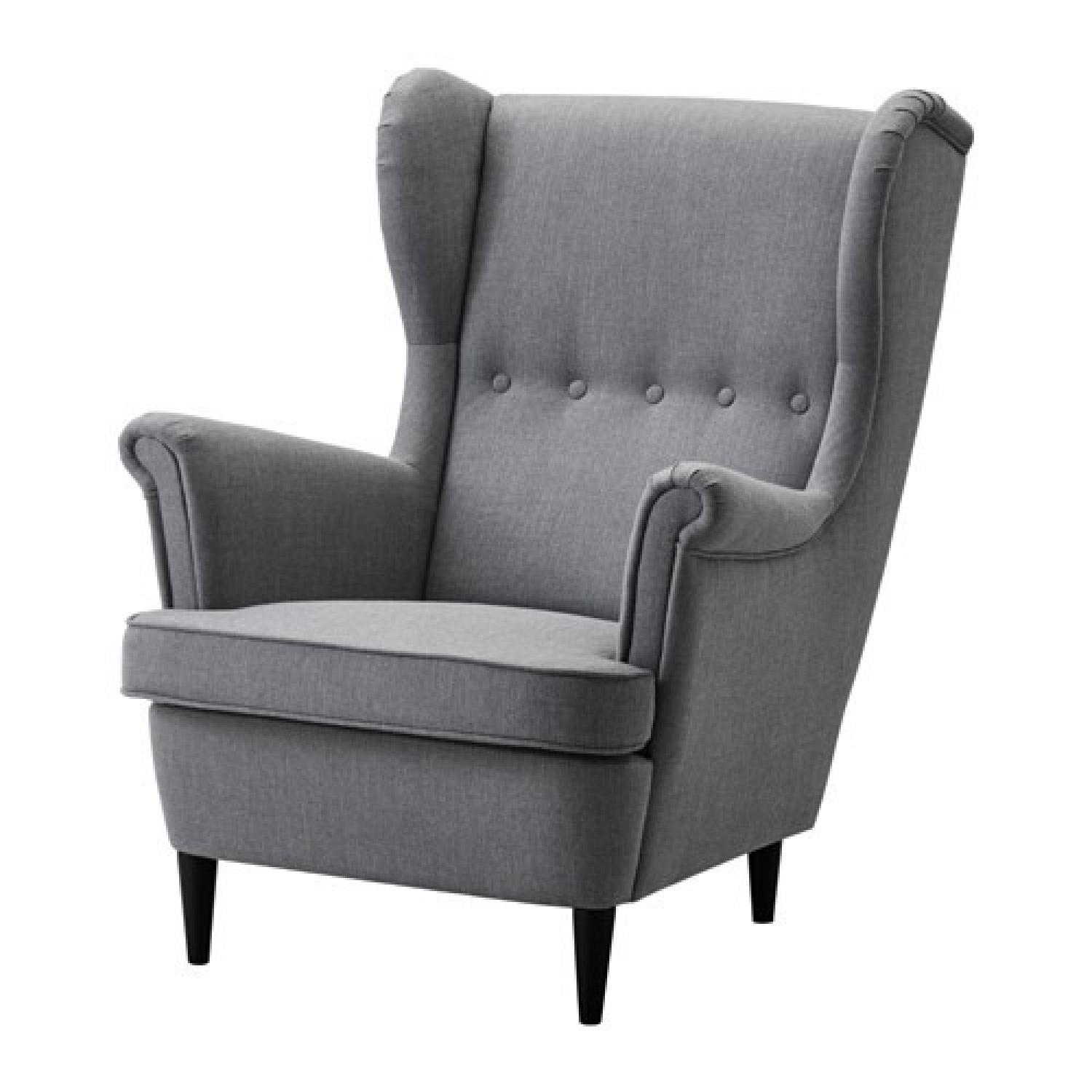 Ikea Grey Armchair - image-1
