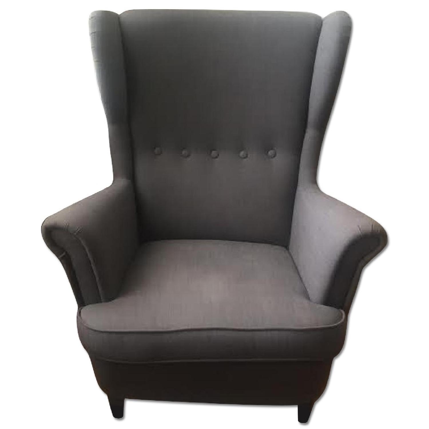 Ikea Grey Armchair - image-0