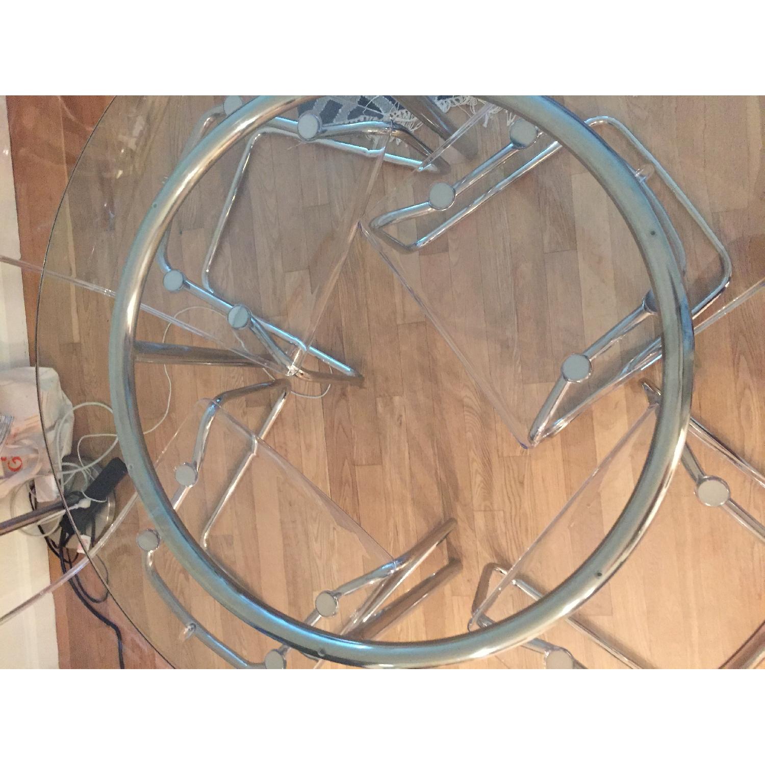 Ikea Salmi Round Dining Table w/ 4 Chairs - image-3