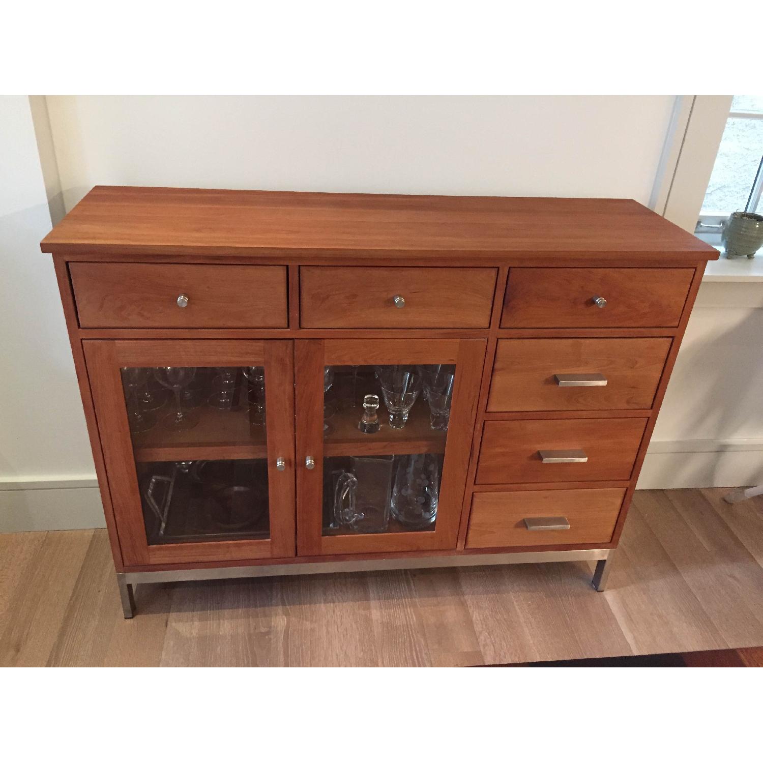 Room & Board Custom Linear Cherry Sideboard - image-1
