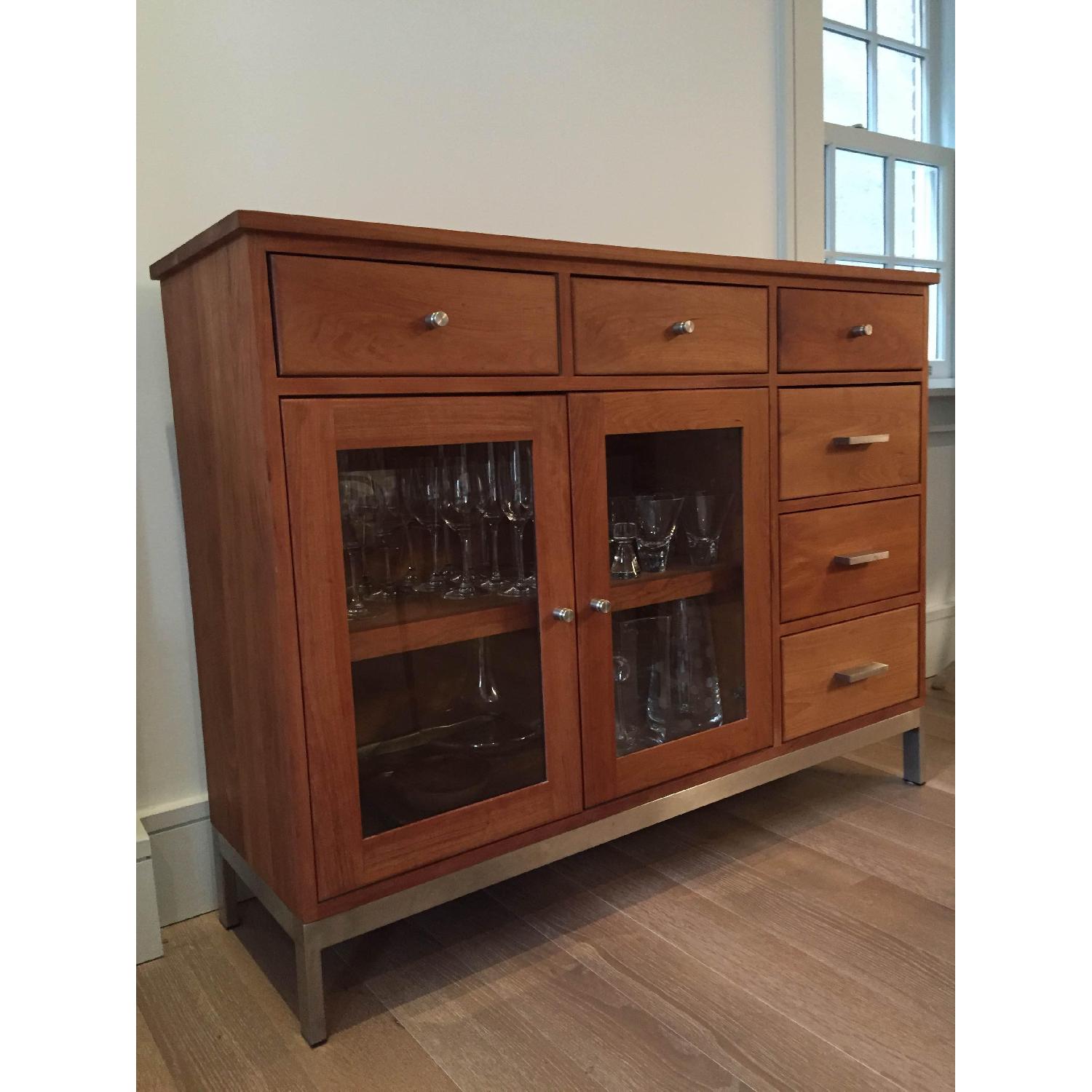 Room & Board Custom Linear Cherry Sideboard - image-2