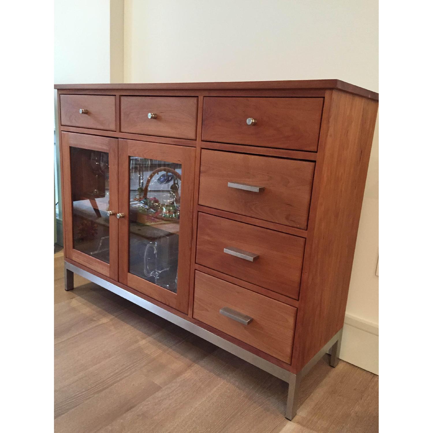 Room & Board Custom Linear Cherry Sideboard - image-3