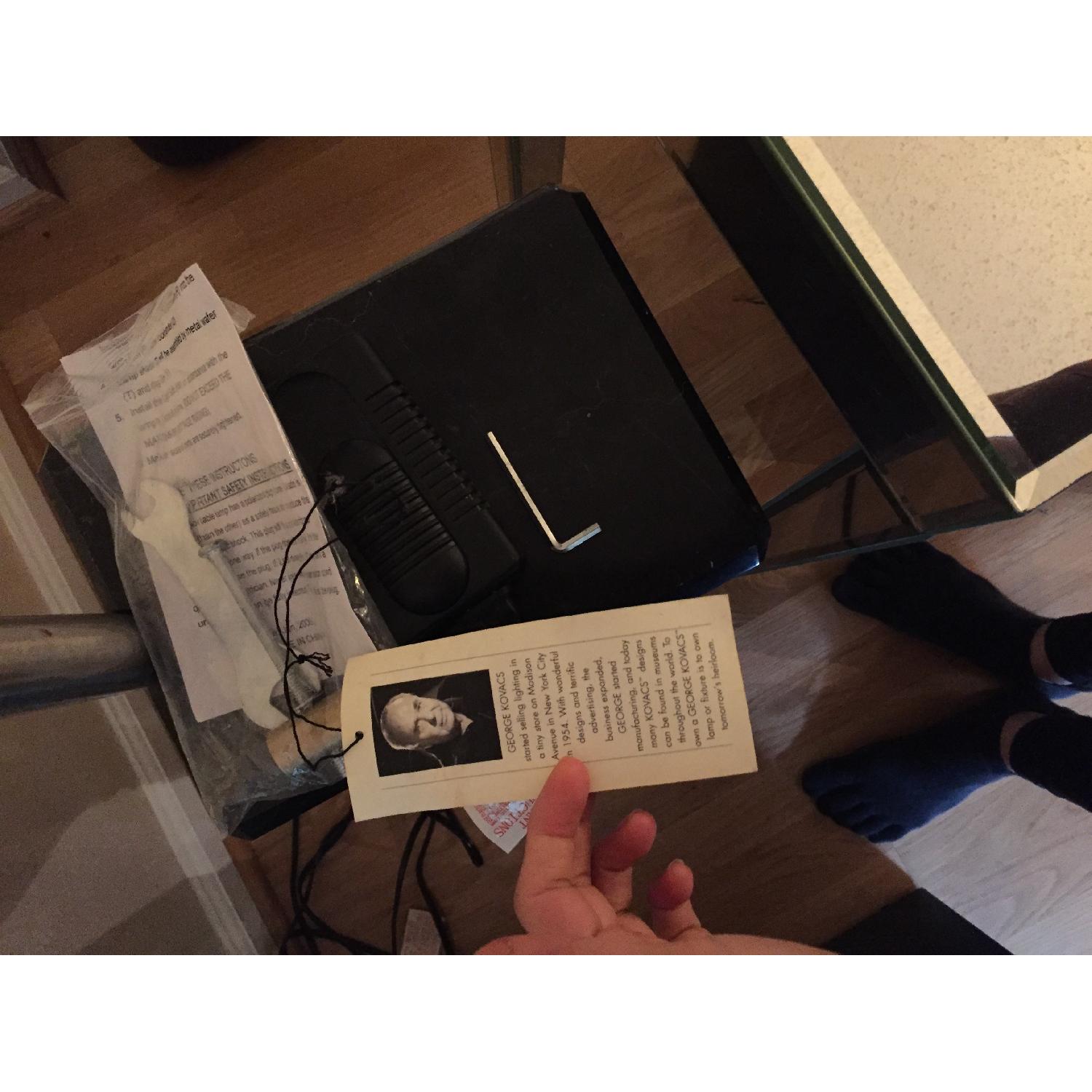 Marble Base Arco Castiglione Floor Lamp - image-1