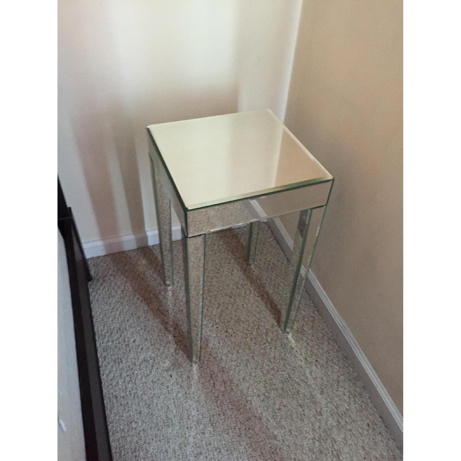 Glass Accent Side Table - image-1